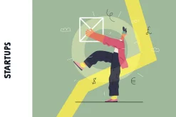 Startups flat vector illustrations