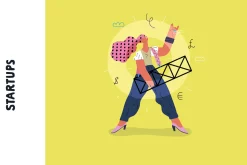 Startups flat vector illustrations