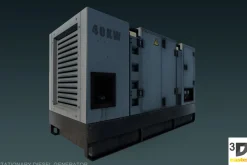Stationary diesel generator