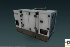 Stationary diesel generator