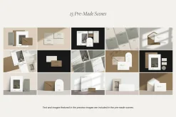 Stationery Mockup Scene Creator