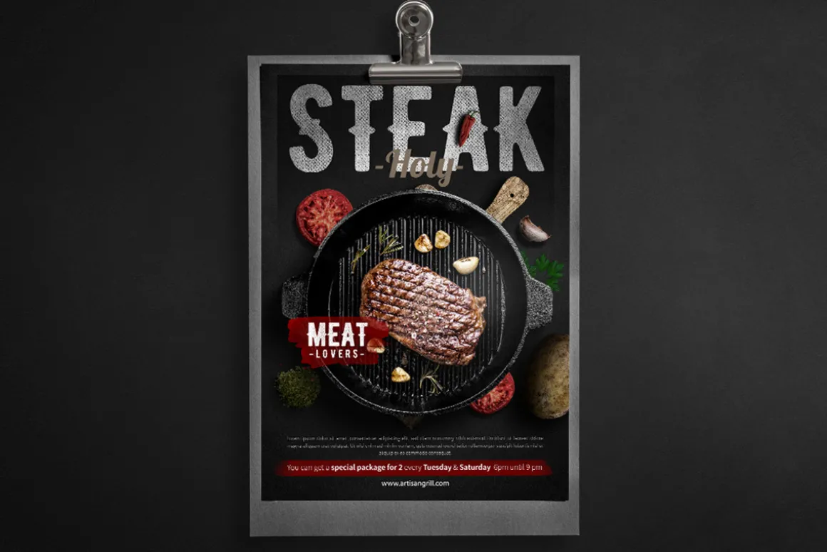 Steak Menu Flyer