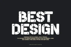 Stenchild - Stencil Font