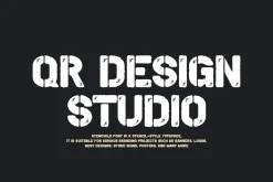 Stenchild - Stencil Font
