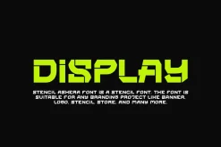 Stencil Ashera Font