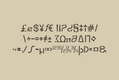 Stencil Rofigat - Typewriter Font