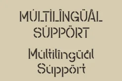 Stencil Rofigat - Typewriter Font