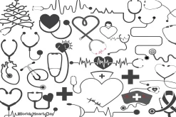Stethoscope Svg Png Bundle
