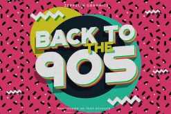 90s Text Effects