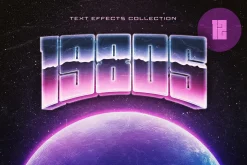 80s Text Effects Collection