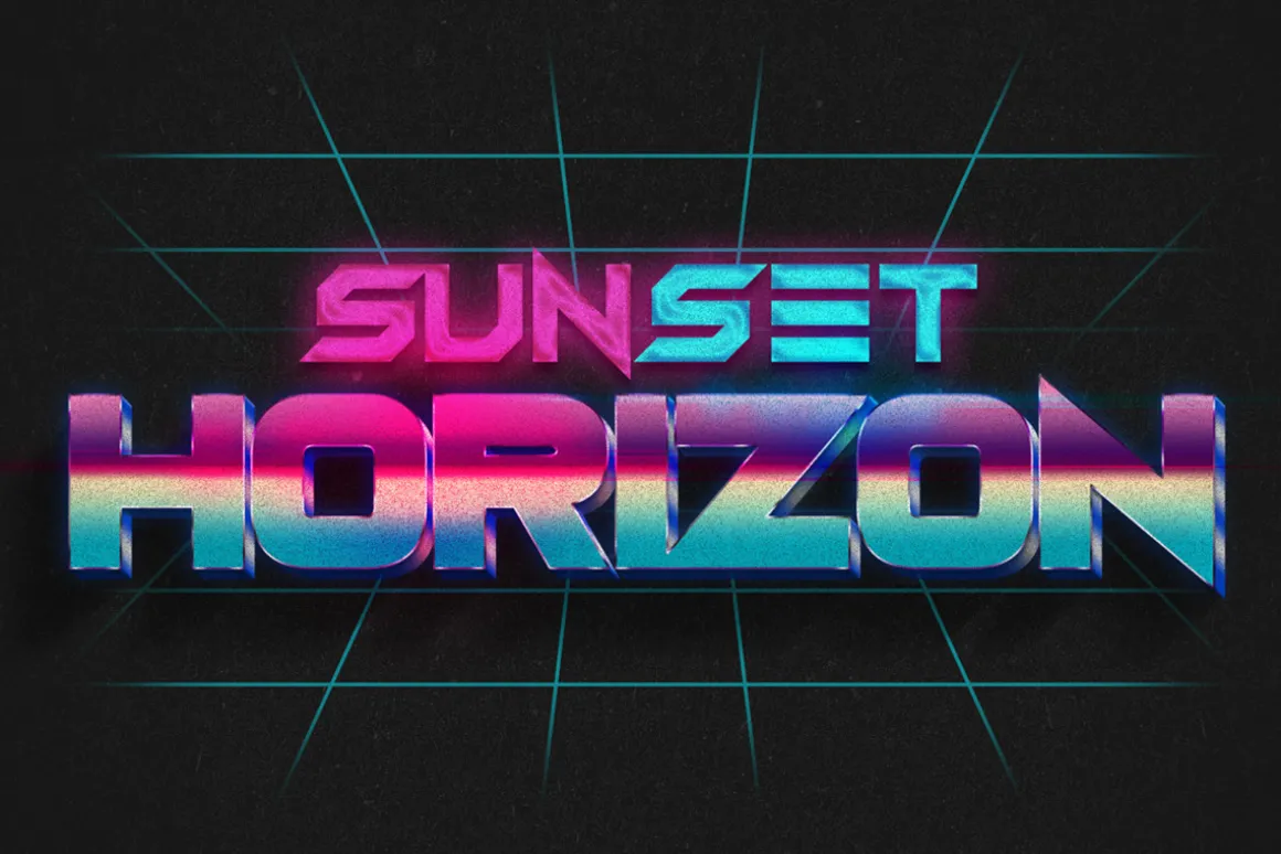 80s Text Effects Vol.2