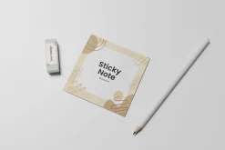 Sticky Notes PSD Mockup Set