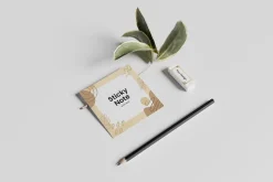 Sticky Notes PSD Mockup Set