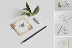 Sticky Notes PSD Mockup Set