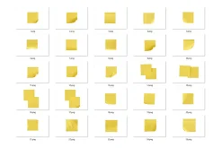 25 Sticky Notes Texture