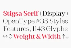 Stigsa Display Font Family