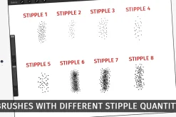 Stipple Brush Brushpack for Affinity