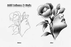 Stipple Brushes for Illustrator