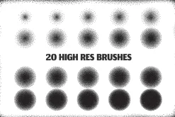 Stipple Master Photoshop Brushes