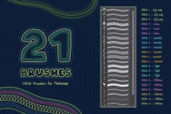 Stitch Photoshop Brushes