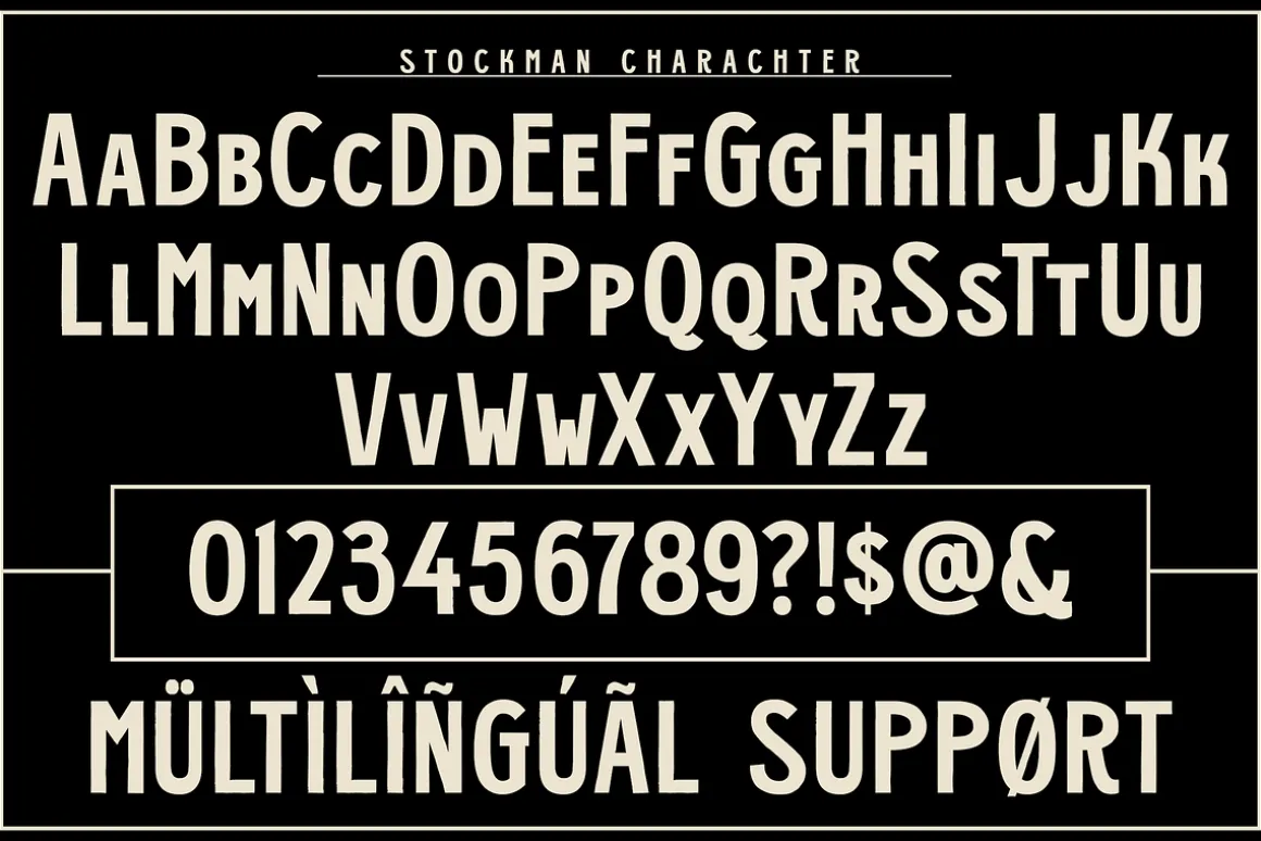 Stockman - Vintage Sans Serif Font
