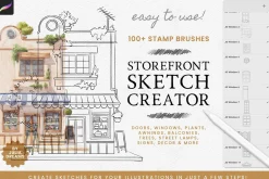 Storefront Creator Brushes Procreate