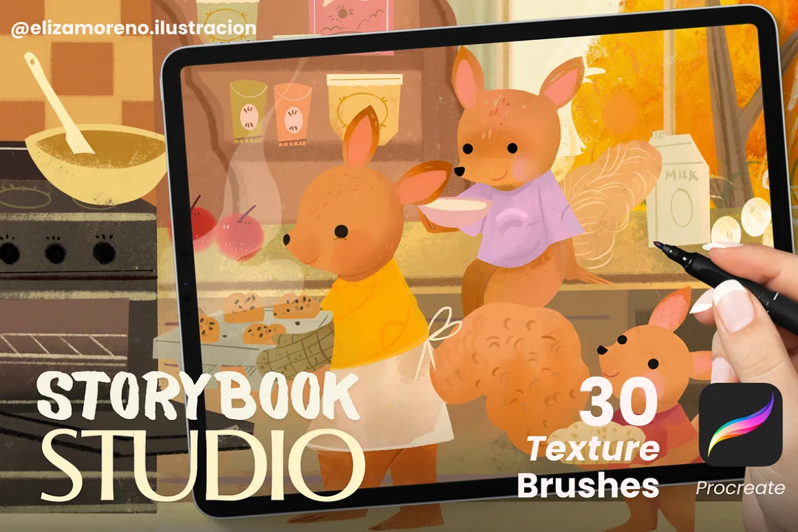 Storybook studio for Procreate