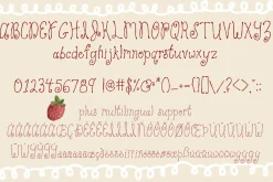 Strawberry Cake Whimsical Font