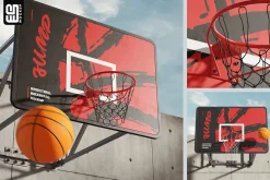 Street Basketball Backboard Mockup