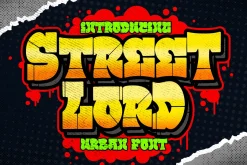 Street Lord Graffiti Font