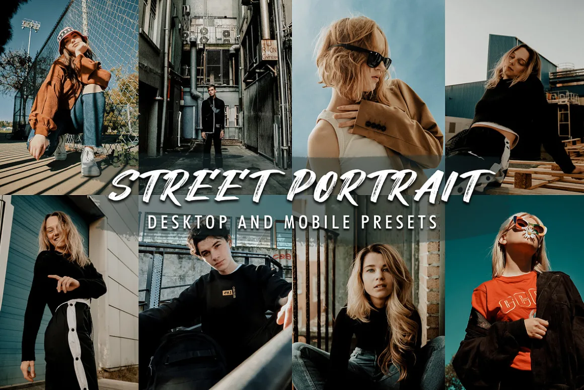 10 Street Portrait Lightroom Presets