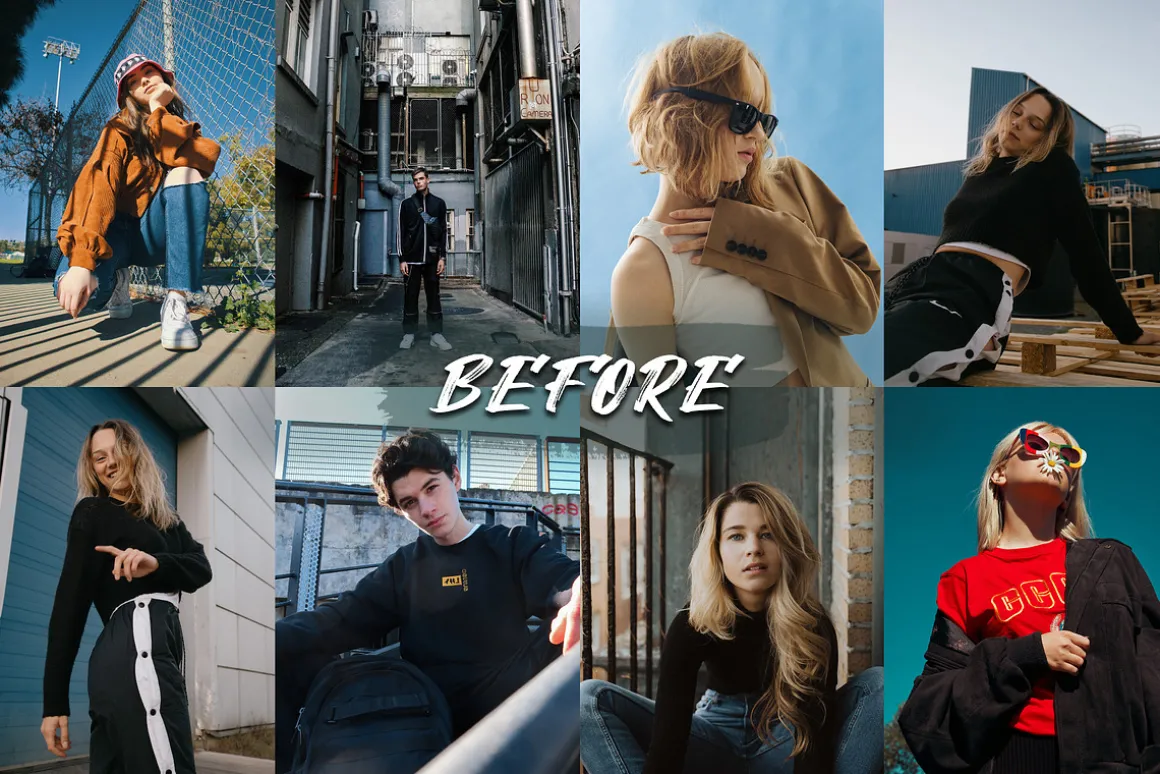 10 Street Portrait Lightroom Presets