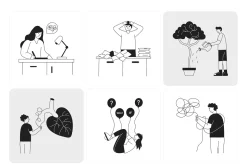 Stress Management Illustration Art
