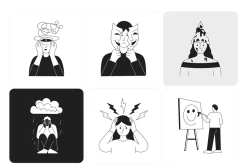 Stress Management Illustration Art