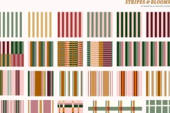 Stripes, Plaids & Floral Pattern