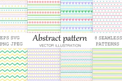 Strip pattern. Dot pattern. Abstract