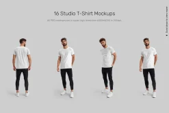 Studio T-Shirt Mockups + Hoodies