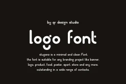 Stugenz - Minimal & Rounded Font