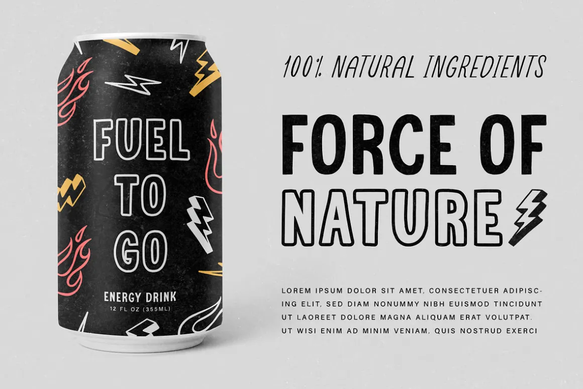 STUNT CO. Font Family + Extra