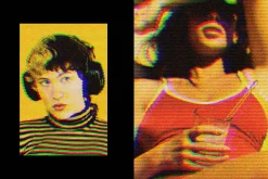 70s TV Glitch Poster Effect