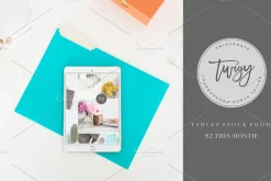 Styled Stock Photo | Tablet Mockup