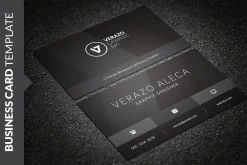 Stylish Black Business Card