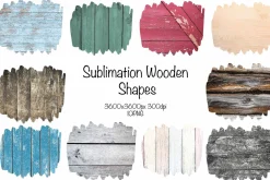 Sublimation Wood Shapes