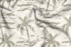 Subtle Painted Palm Trees