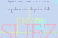 Suez font