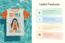 Summer Illustration Art Set