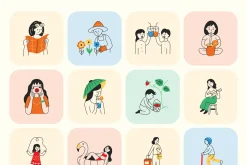 Summer Illustration Art Set