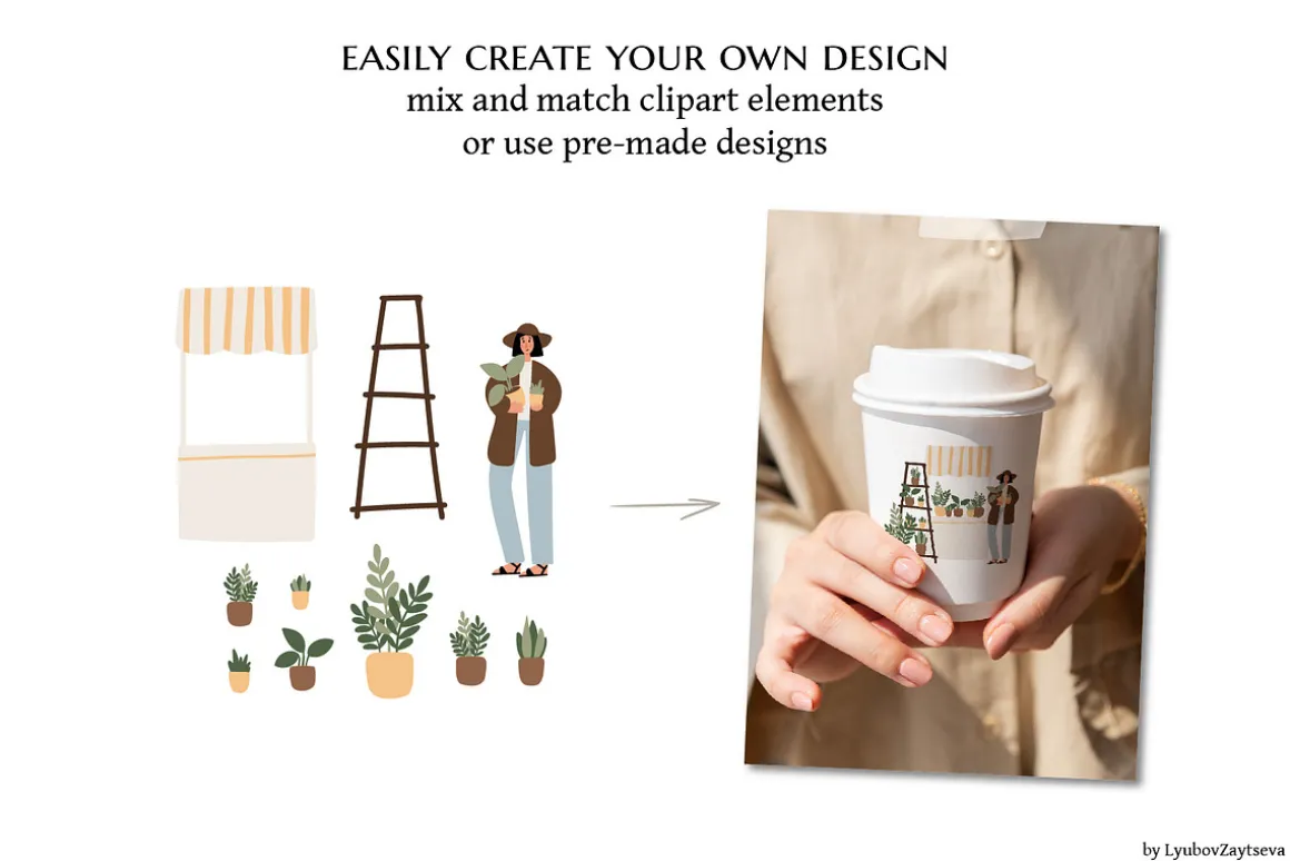summer market clipart | svg png ai