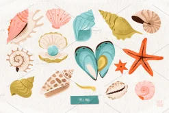 Summer & Coastal Clipart Set