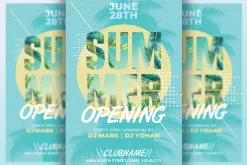 Summer Flyer Invitation Template
